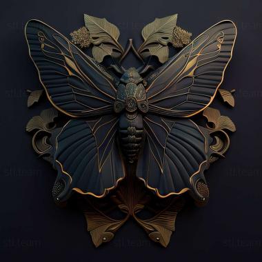 3D модель Ornithoptera эуфорион (STL)